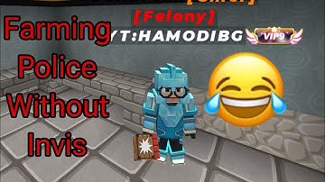 Farming Police Without Invis!! 😂 In Jailbreak -  [BG]