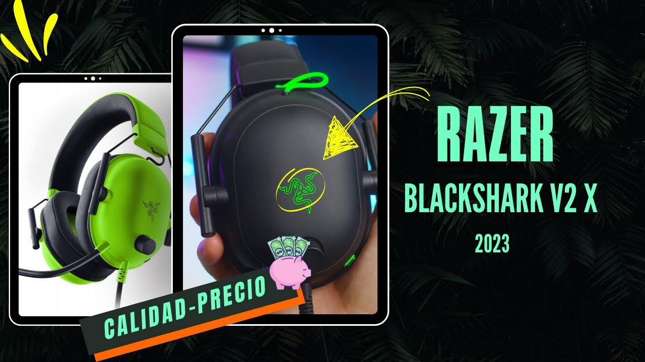 Razer BlackShark V2 X  El Rey del Costo/Beneficio en Gaming 2023 