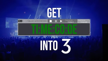 How I Get Timecode into MA3