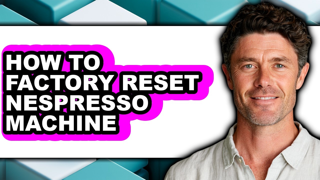 How to Factory Reset Nespresso Machine - Full Guide - YouTube