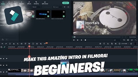 How to make this *INSANE* spotify intro in filmora!