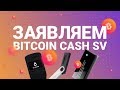 Заявляем безопасно Bitcoin Cash SV