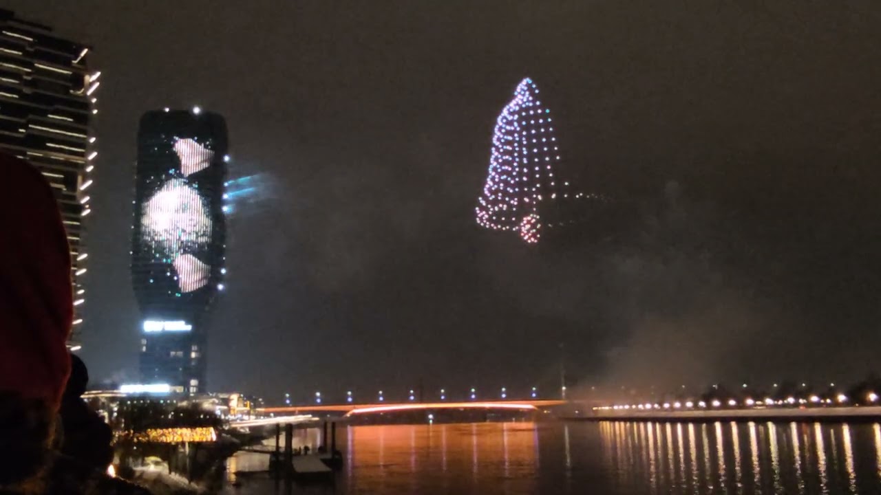 Vatromet i drone show Beograd na vodi - Srpska nova godina 2026