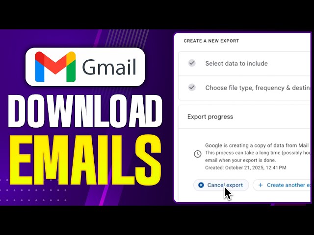 How to Download Emails from Gmail (2026) - Backup & Export Guide