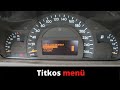 Titkos menü a Mercedes Benz C-class w203-ban