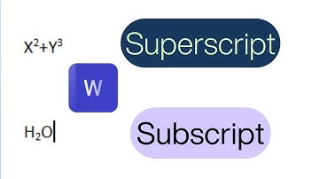 Superscript & Subscript in MS Word: Quick Tutorial