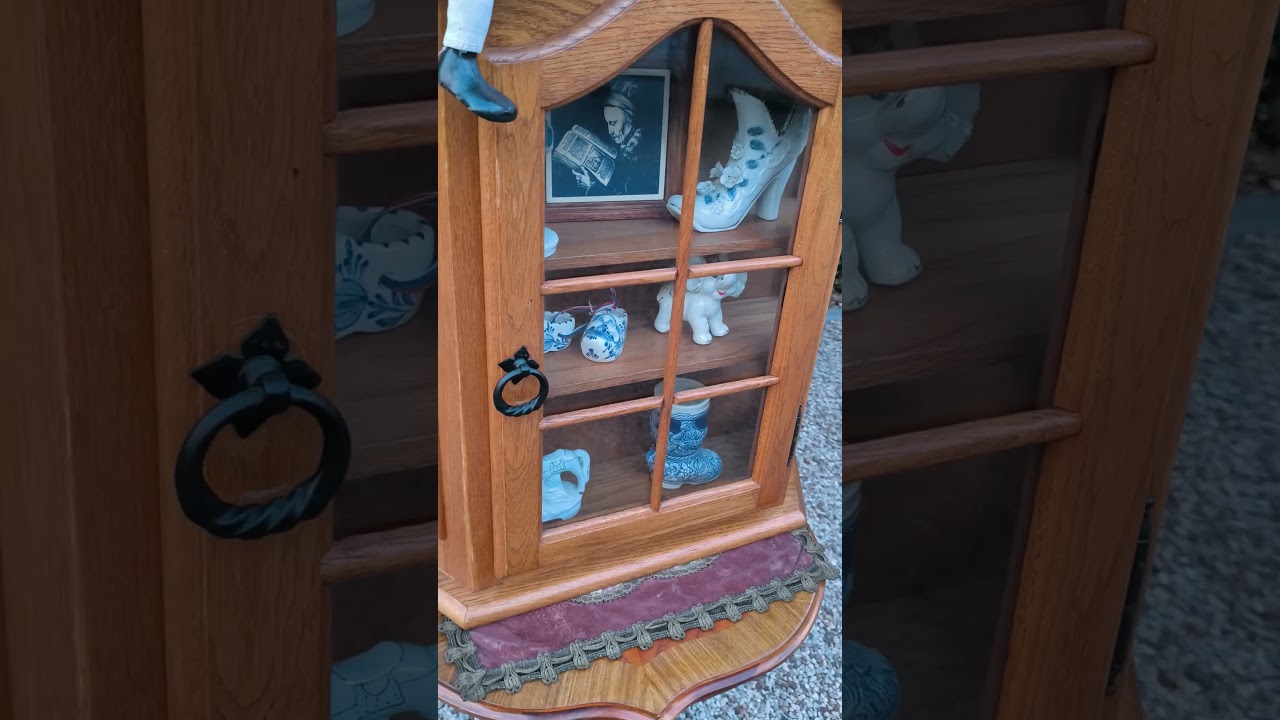 Винтажная Настенная Подвесная Витринка, ДУБ Holland.