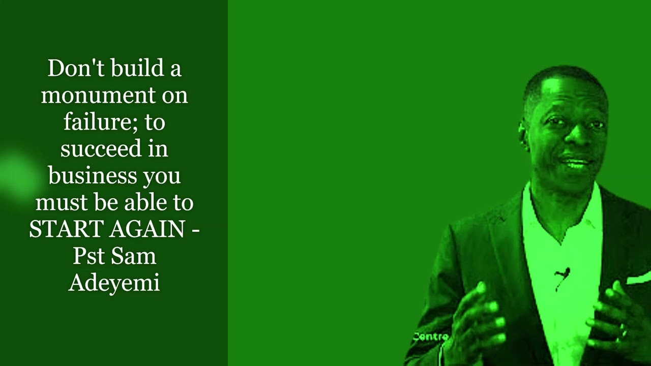 Wisdom for Business | Pst Sam Adeyemi