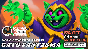 🙀👻 Novo Lendário Astral 👻 Gato Fantasma  🎃 ⚔ Ludus - Merge Arena PvP  🌌  #ludus #deck #gacha