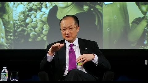 World Bank President Kim Outlines Poverty Goals