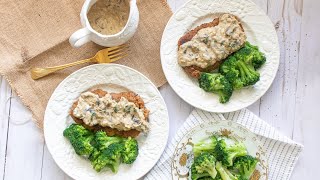 Vegan Steak With Mushroom Garlic Sauce