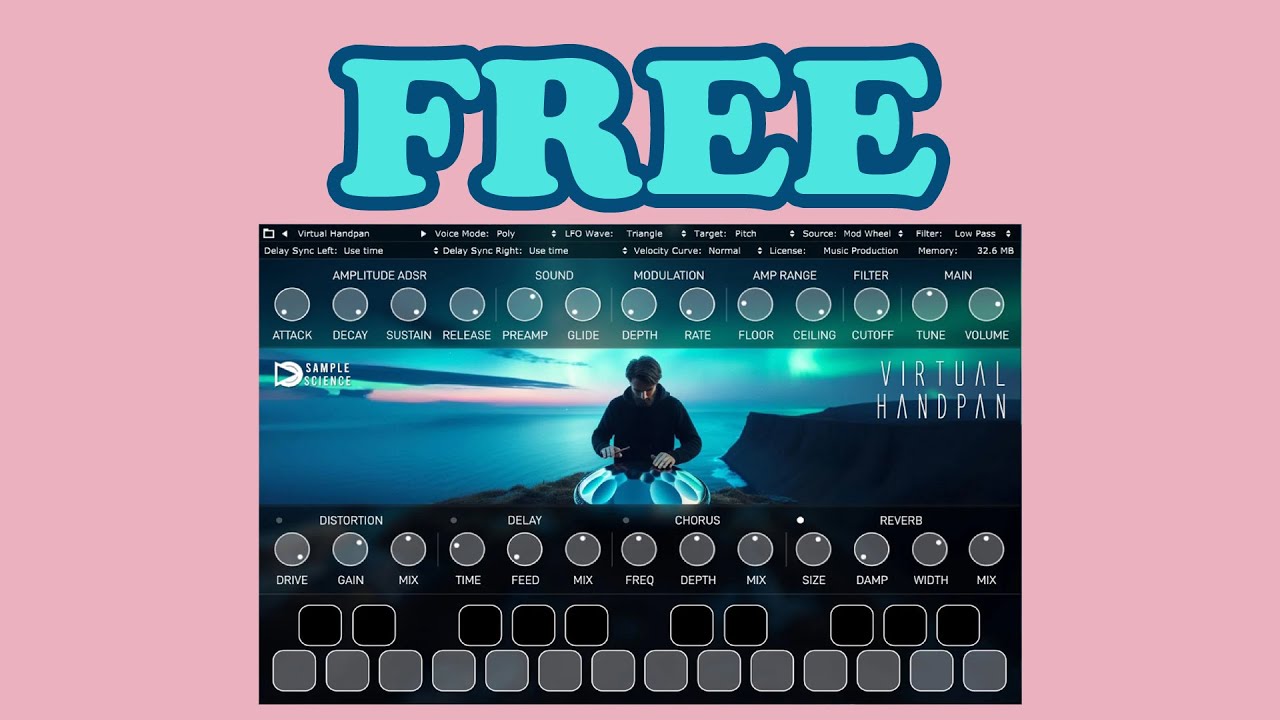 FREE FOR LIMITED TIME Virtual Handpan by Sample Science