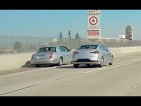 Shoulder Pass at 80 MPH Near Concrete Barrier