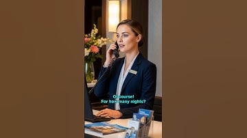 Booking a Hotel Room  #englishconversation #englishforbeginners #speakconfidentenglish #learnenglish