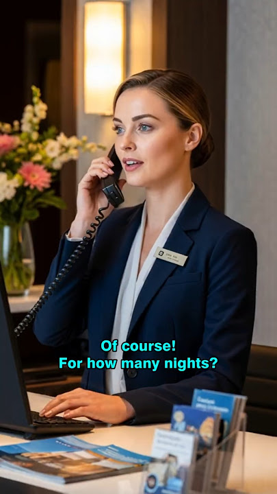 Booking a Hotel Room  #englishconversation #englishforbeginners #speakconfidentenglish #learnenglish