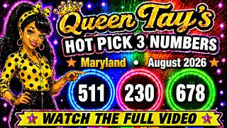 Queen Tay's pick 3 lottery predictions for Maryland and other states.