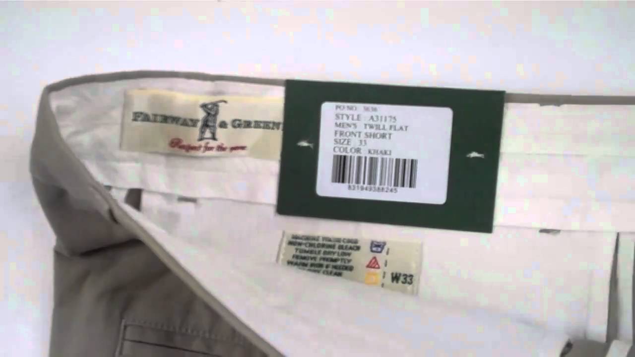 Fairway + Greene Cotton Twill Shorts