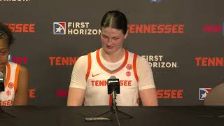 WBB | Sara Puckett, Jewel Spear and Ruby Whitehorn Postgame vs. UT Martin (11.7.24)