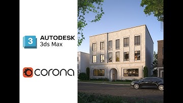 3ds Max and Corona: Modeling and Rendering of Exterior Scene from Scratch