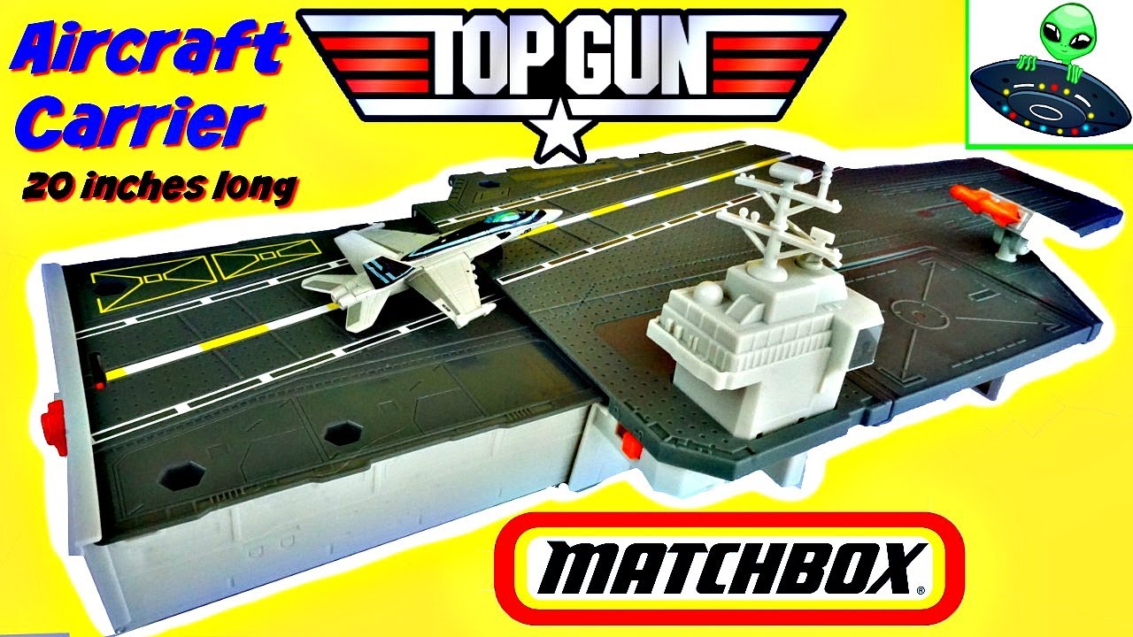TOP GUN 2 Maverick Aircraft Carrier Matchbox With F/A18 Super