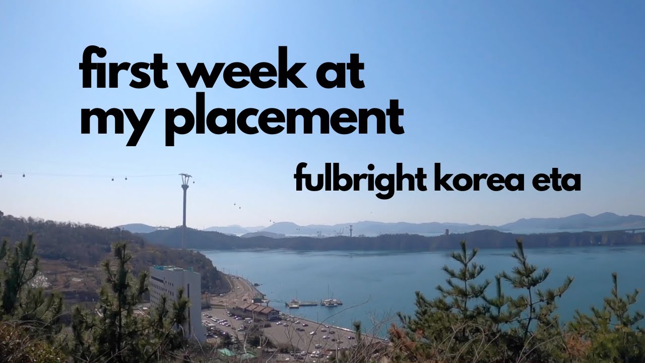 [ep.16] 1st week in Mokpo: Yudal Mountain, Namak Waterside Park, Jungang Park (Fulbright Korea ETA)