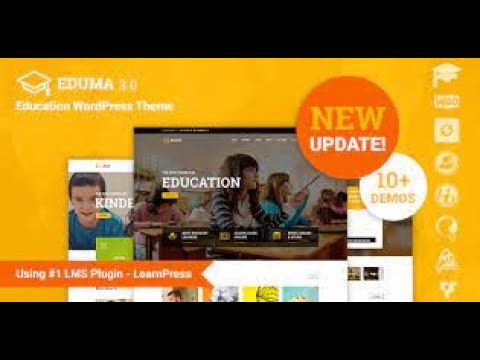 eduma theme Bangla Tutorial | Education Website By WordPress ...