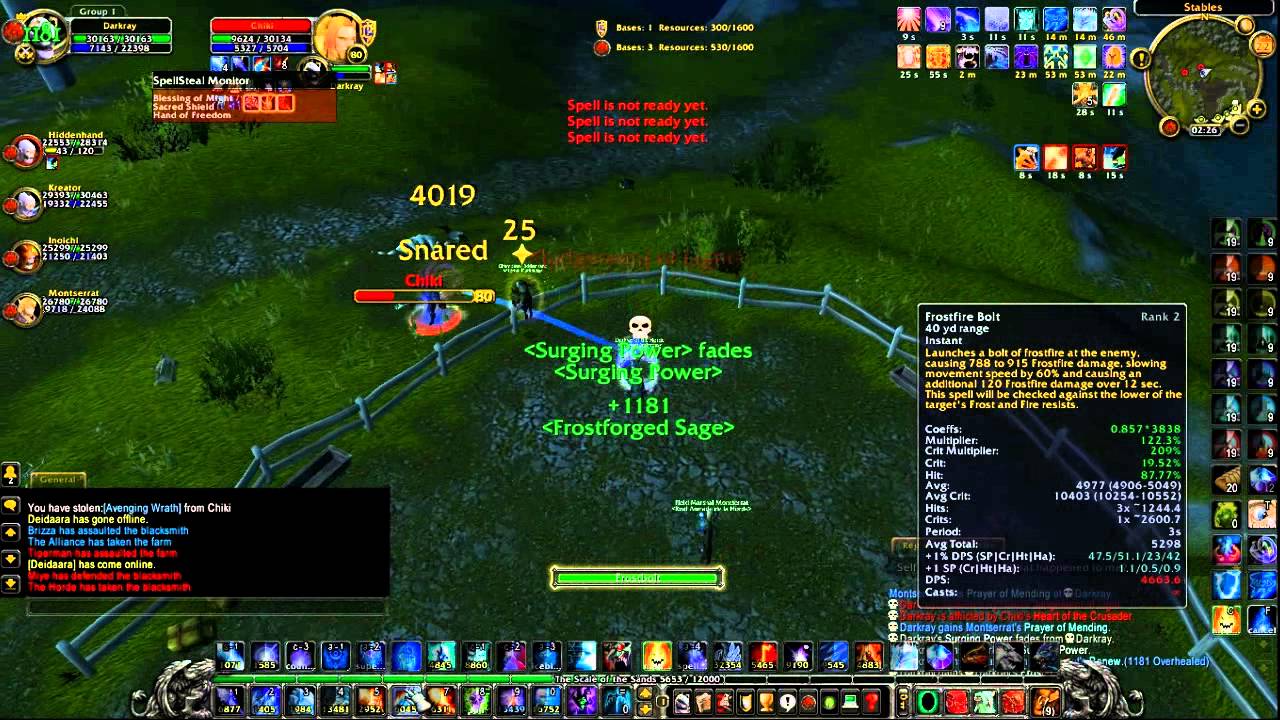 Mago Frost 80 pvp Darkray 3.3.5 - Arati Bashin BG Part 2