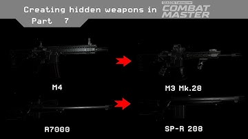 Combat Master | How to create hidden weapons in CM Part 7!
