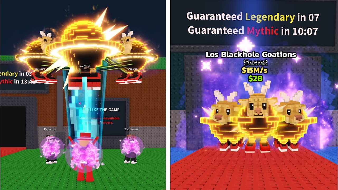 ROBLOX Blackhole Goat Ritual Rework - Admin Lucky Block - Steal a Brainrot - Tung Tung Tung Sahur