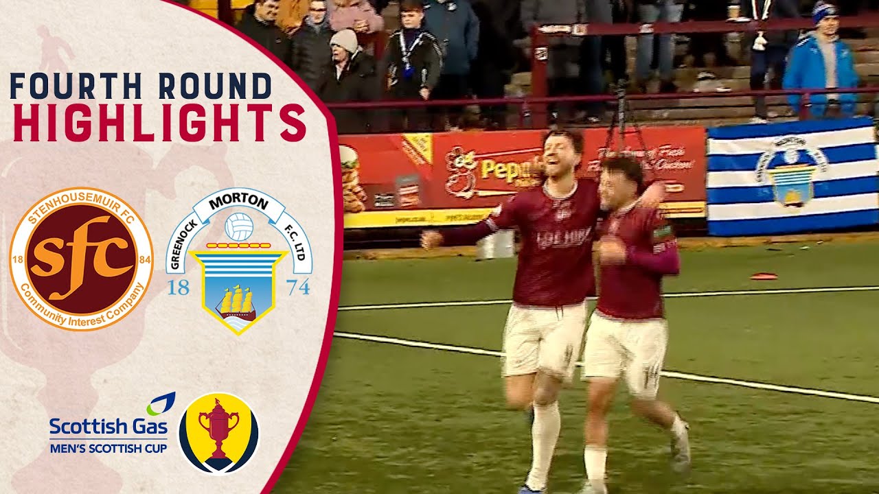 Stenny Thrash Morton! | Stenhousemuir v Greenock Morton | Scottish Gas Scottish Cup Highlights