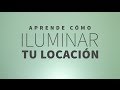 Cómo iluminar la locación para grabar tu curso.