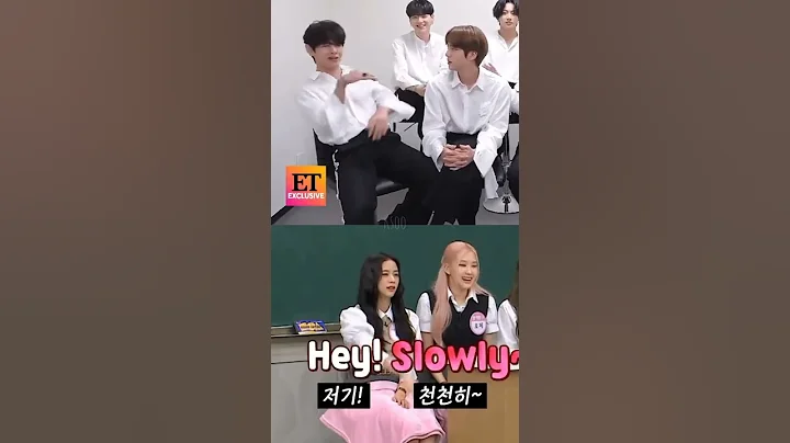 Jisoo & V fluent English 😝😍😂 #jisoo #kimtaehyung #vsoo #taesoo