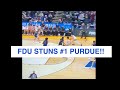 FDU STUNS NUMBER ONE PURDUE!! #ncaa #ncaamarchmadness #collegebasketball