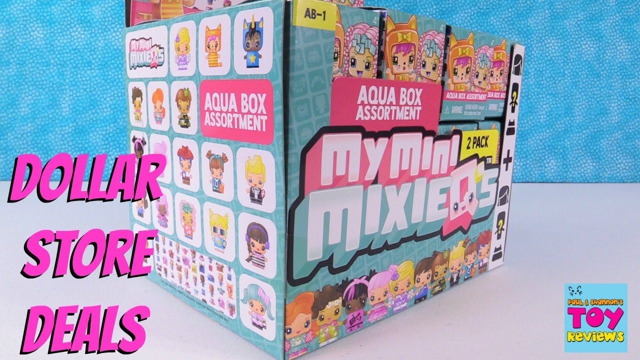kawaii emoticons Dollar Tree Store Finds Haul My Mini Mixie Q's Full Aqua Box Toy Review | PSToyReviews