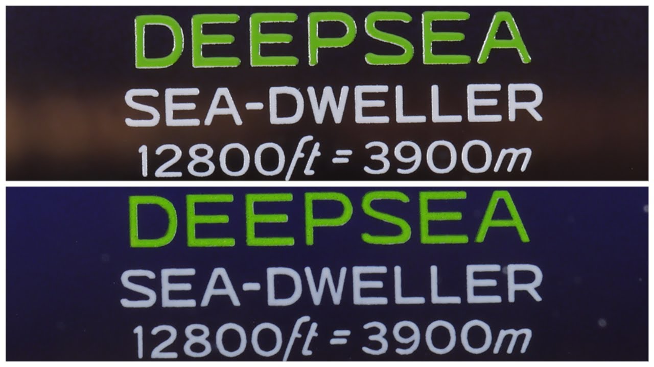 (Op.65) 真假勞力士漸藍面水鬼王DeepSea Blue 126660高清細節深度剖析