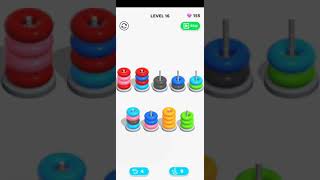 color hoop stack tagameplay walkthrough all levels android/ios #short #games #gameplay #gaming screenshot 4