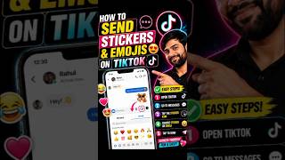 How to Send Stickers &amp; Emojis on TikTok | Easy Chat Guide #urdu #hindi