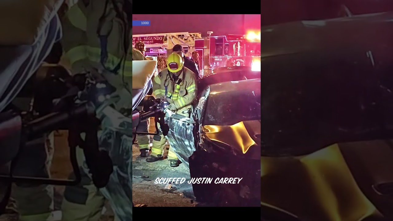 REAL-LIFE GTA STUNT WENT WRONG — STOLEN CAR FLEW OFF THE HIGHWAY AT LAX 