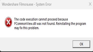 Wondershare System Error FExportView dll FCommonView dll FFWsRegiter dll 100%