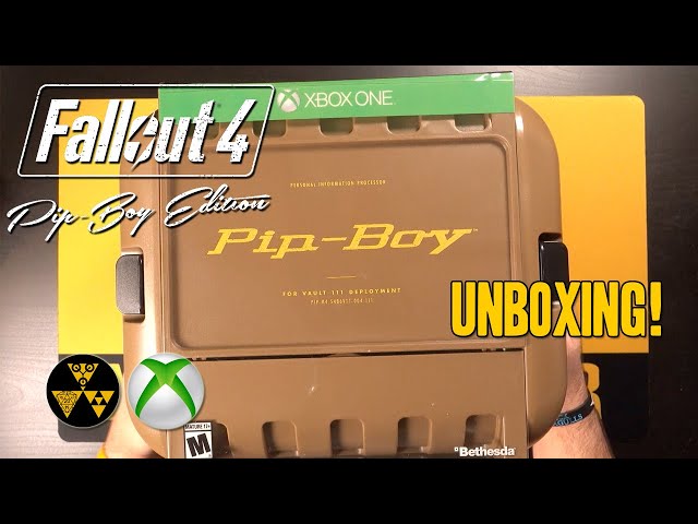 Fallout 4 Pip-Boy Edition unboxing! | Xbox One - YouTube