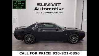 2015 DODGE CHALLENGER R/T SCAT PACK AUTO BLACK CLEARCOAT WALK AROUND REVIEW 11510Z SOLD! SUMMITAUTO