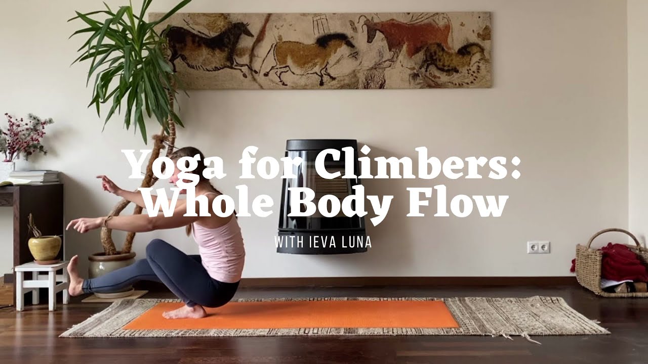 30 min Whole Body Flow with Pistol Squat Rolls + 10 min Slow down Yoga for Climbers YouTube