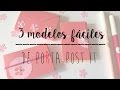 📁3 ideas SUPER Fáciles de PORTA POST IT [TRES TULIPANES ROJOS]