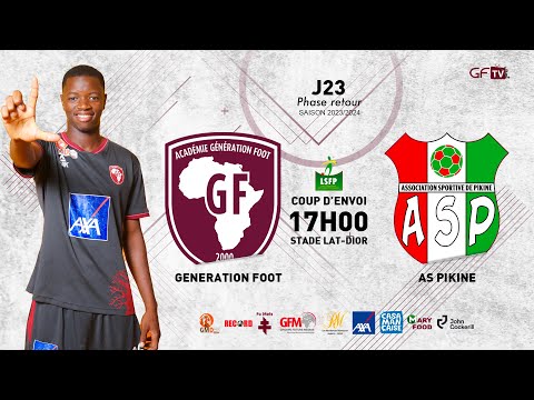 Ligue 1 - J23 : Suivez en direct le choc Génération Foot vs As Pikine - wiwsport Suivez le match GÉNÉRATION FOOT vs AS PIKINE 23ème journée Ligue 1 (retour)