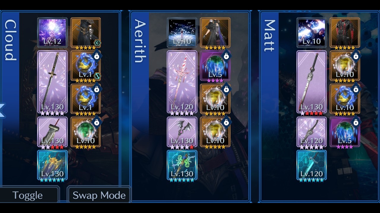 [FF7 Ever Crisis]: Bahamut SIN Fury Lightning (Cloud murasame dps)