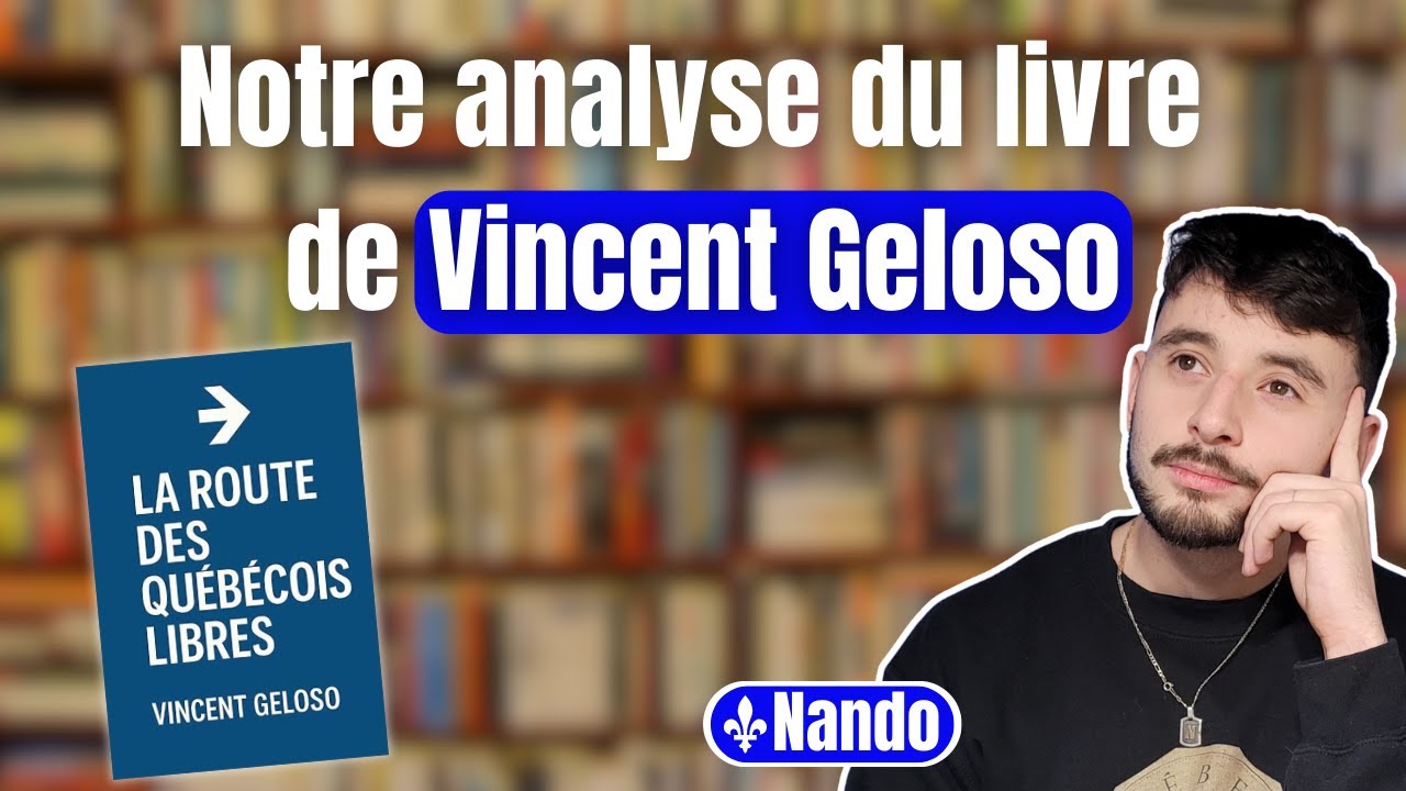 Un livre de Vincent Geloso qui fait réagir