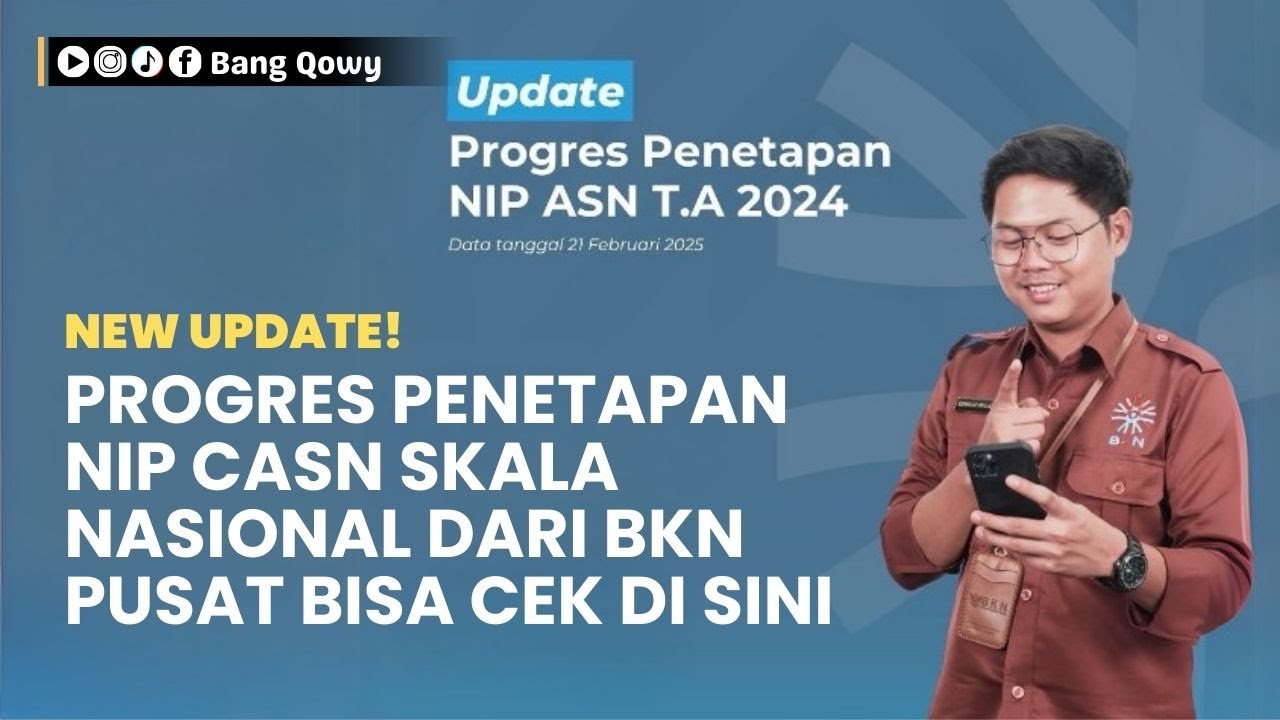 Progres Penetapan NIP CPNS dan PPPK terbaru per 21 Februari 2025