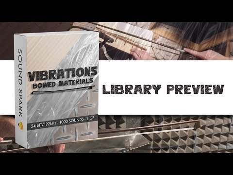 Sound Effects Library Preview - Vibrations Bowed Material 1