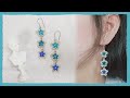 [Eng] ✩‧₊˚ 반짝반짝 빛나는 비즈 별 만들기 ｡⋆ ✩‧₊˚    | Making twinkle beads stars tutorial - Eunggu
