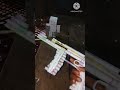UG gun VS AK 47 paper gun #shortvideo #kagajgun #trending